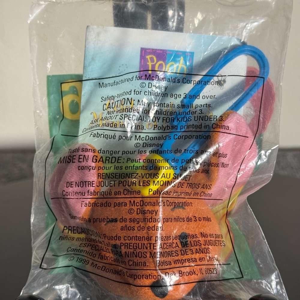 Roo 1999 McDonald’s #6 Winnie The Pooh Happy Meal Toy Sealed